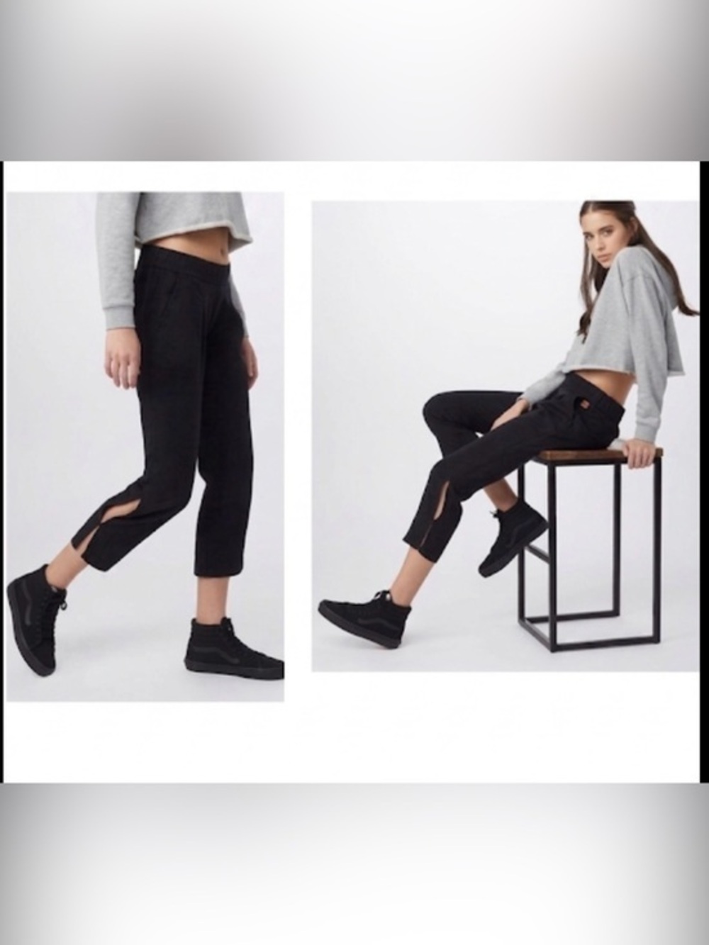 Tentree black Langford Pants trousers